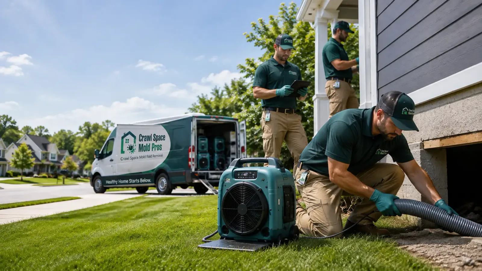 Crawl Space Mold Removal in Cobb, WI
